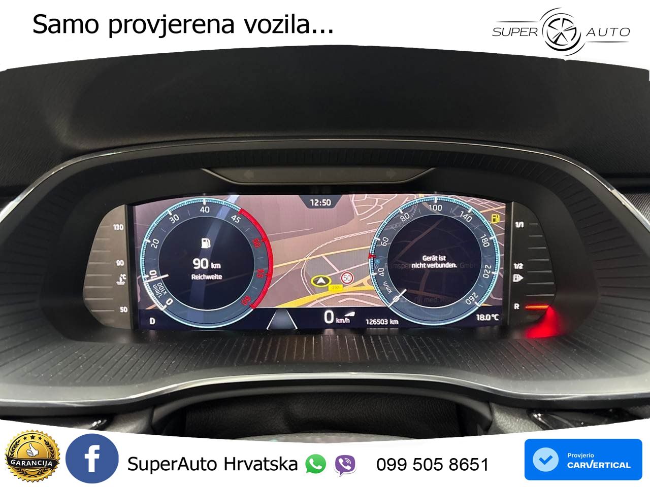 Škoda Octavia Combi 2.0 TDI (150 KS) DSG SportLine LED+GR SJED+ACC