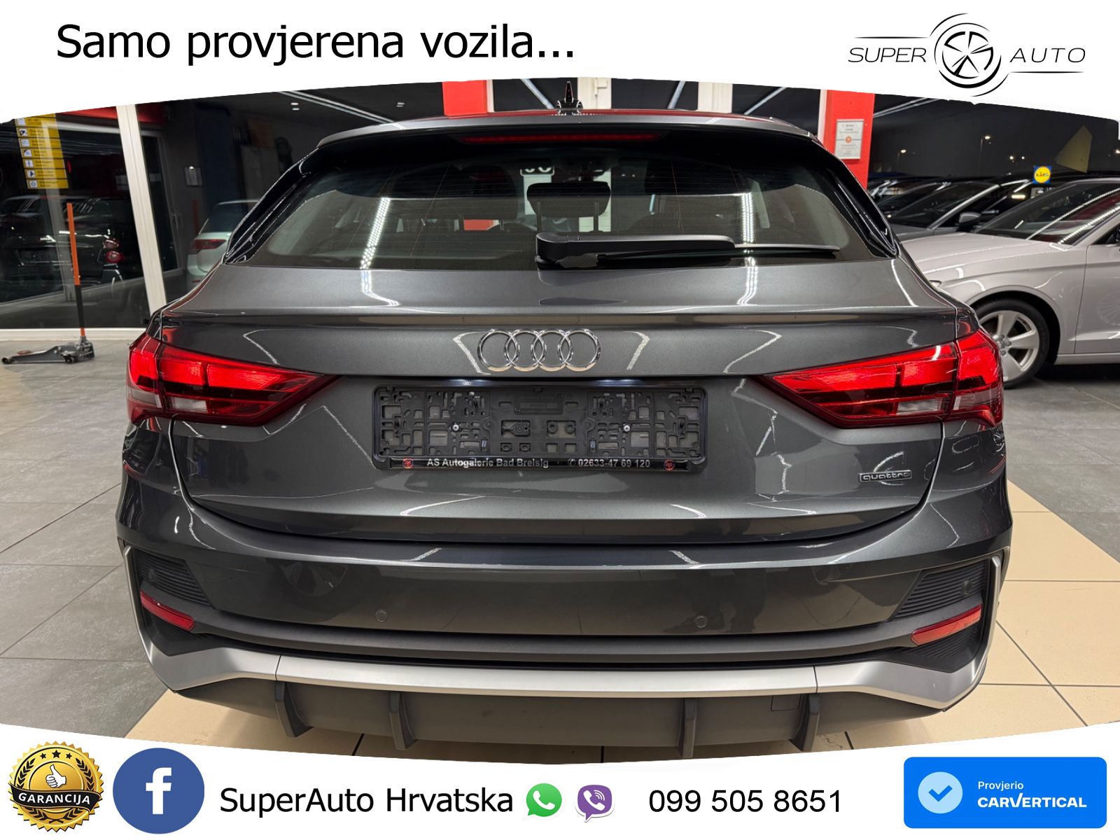 Audi Q3 Sportback 40 TDI (190 KS) quattro S tronic S line LED+GR SJED+ACC