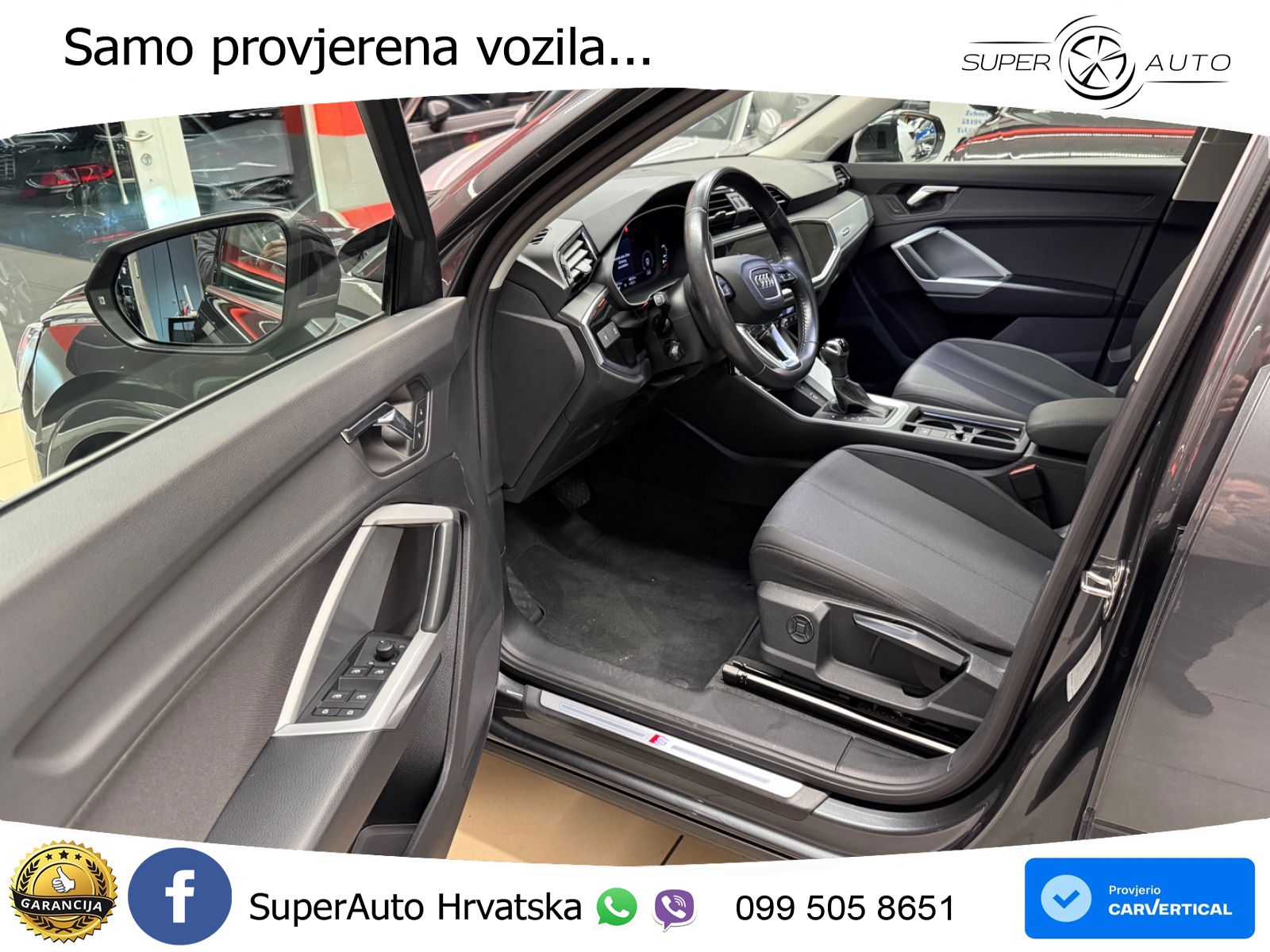 Audi Q3 Sportback 40 TDI (190 KS) quattro S tronic S line LED+GR SJED+ACC