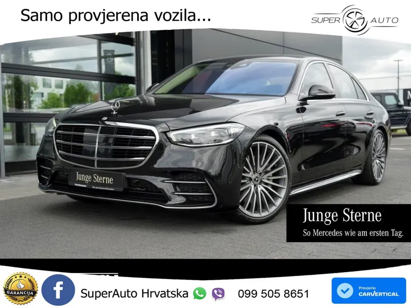 Mercedes S 500 (449 KS) EQ Boost 4MATIC 9G-TRONIC AMG ZRAČNI+ACC+GR SJED+KAM+PANO