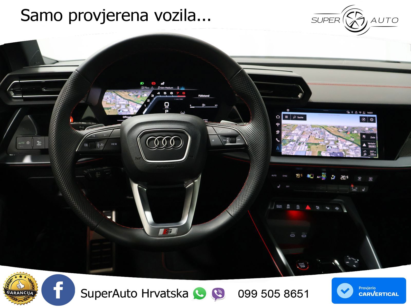 Audi S3 2.0 TFSI (333 KS) quattro S tronic MATRIX+GR SJED+KAM