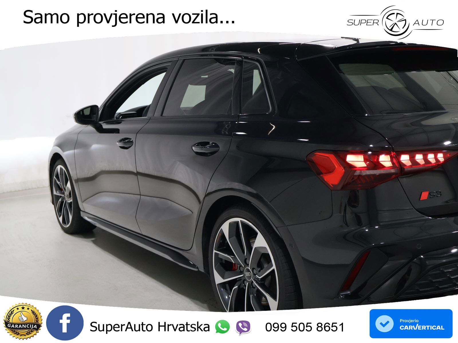 Audi S3 2.0 TFSI (333 KS) quattro S tronic MATRIX+GR SJED+KAM