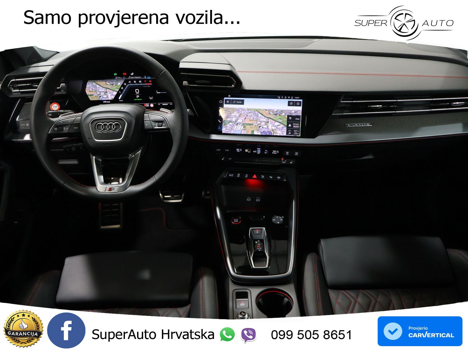 Audi S3 2.0 TFSI (333 KS) quattro S tronic MATRIX+GR SJED+KAM