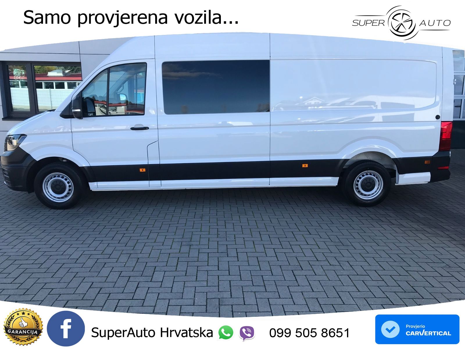 Volkswagen Crafter 35 2.0BI TDI L4  7-SITZE SNOEKS  APP AHK 177 KS