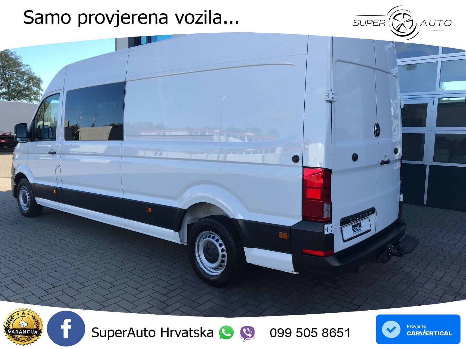 Volkswagen Crafter 35 2.0BI TDI L4  7-SITZE SNOEKS  APP AHK 177 KS