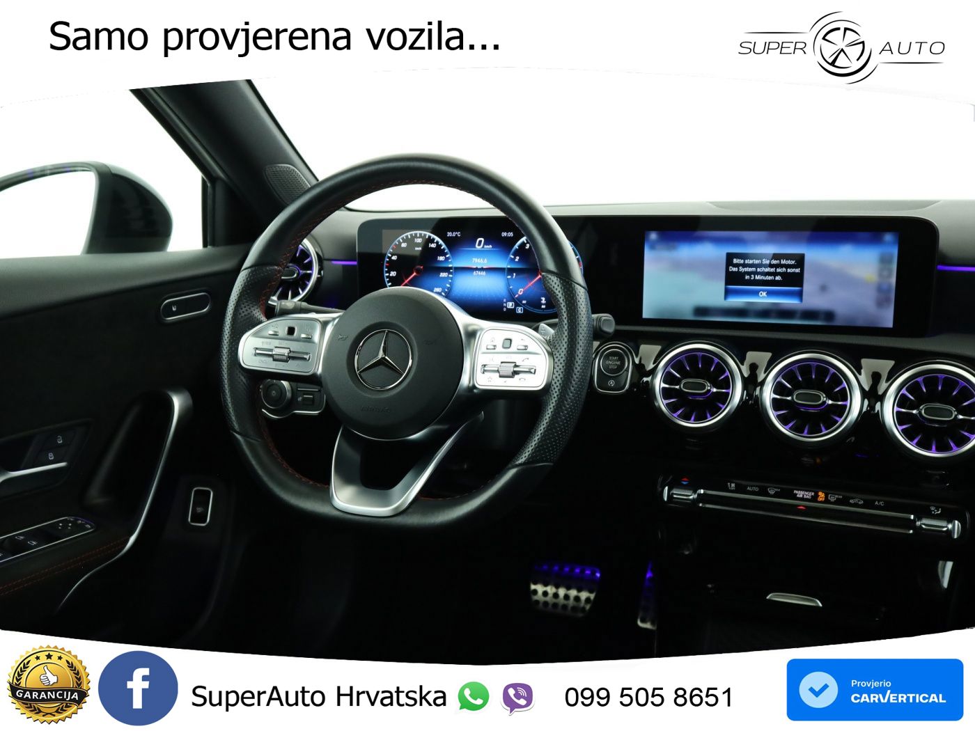 Mercedes-Benz A 200 7G-DCT AMG LED+GR SJED+ACC