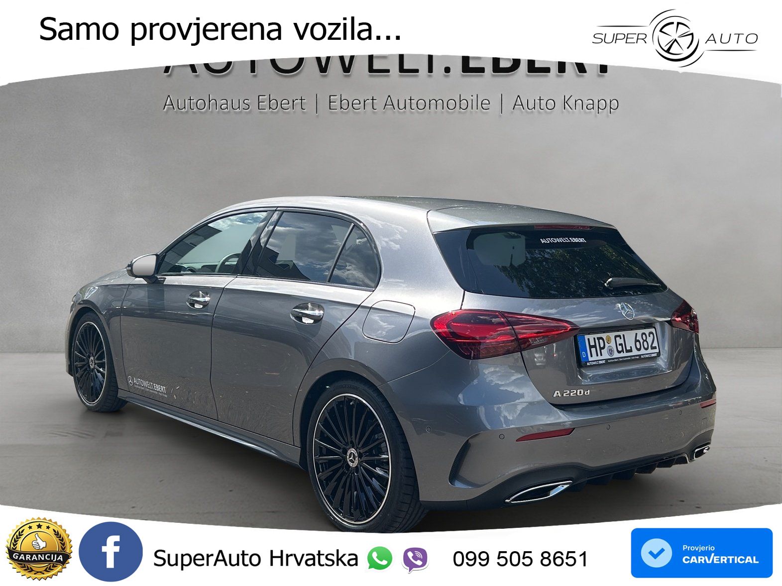 Mercedes-Benz A 220d 8G-DCT AMG LED+GR SJED+ACC