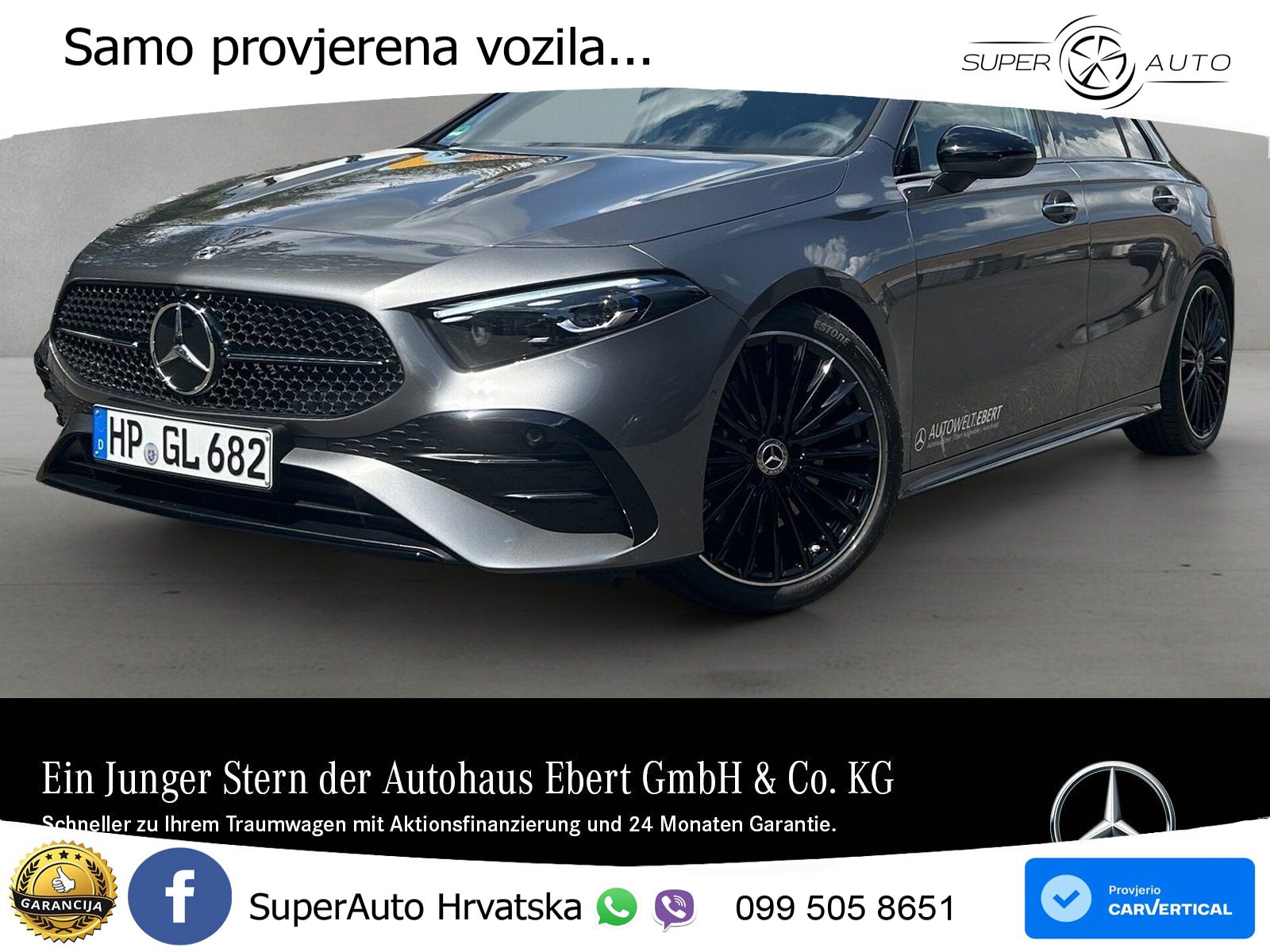 Mercedes-Benz A 220d 8G-DCT AMG LED+GR SJED+ACC