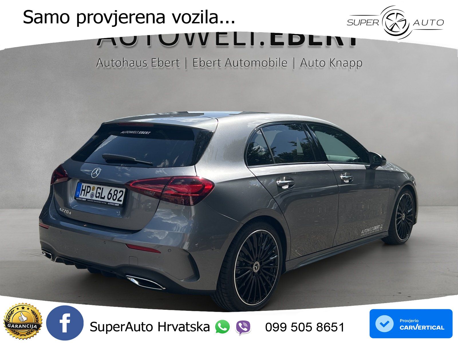 Mercedes-Benz A 220d 8G-DCT AMG LED+GR SJED+ACC