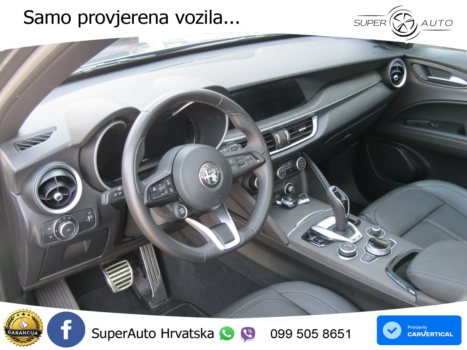 Alfa Romeo Stelvio 2.0 Turbo (280 KS) Q4 Automatic LED+GR SJED+ACC