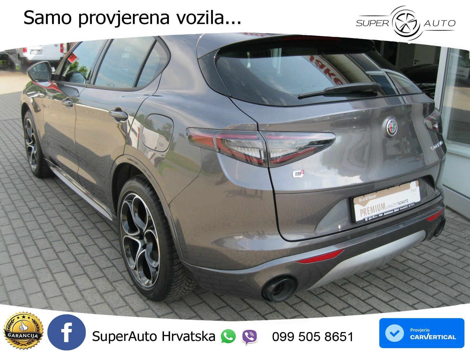 Alfa Romeo Stelvio 2.0 Turbo (280 KS) Q4 Automatic LED+GR SJED+ACC