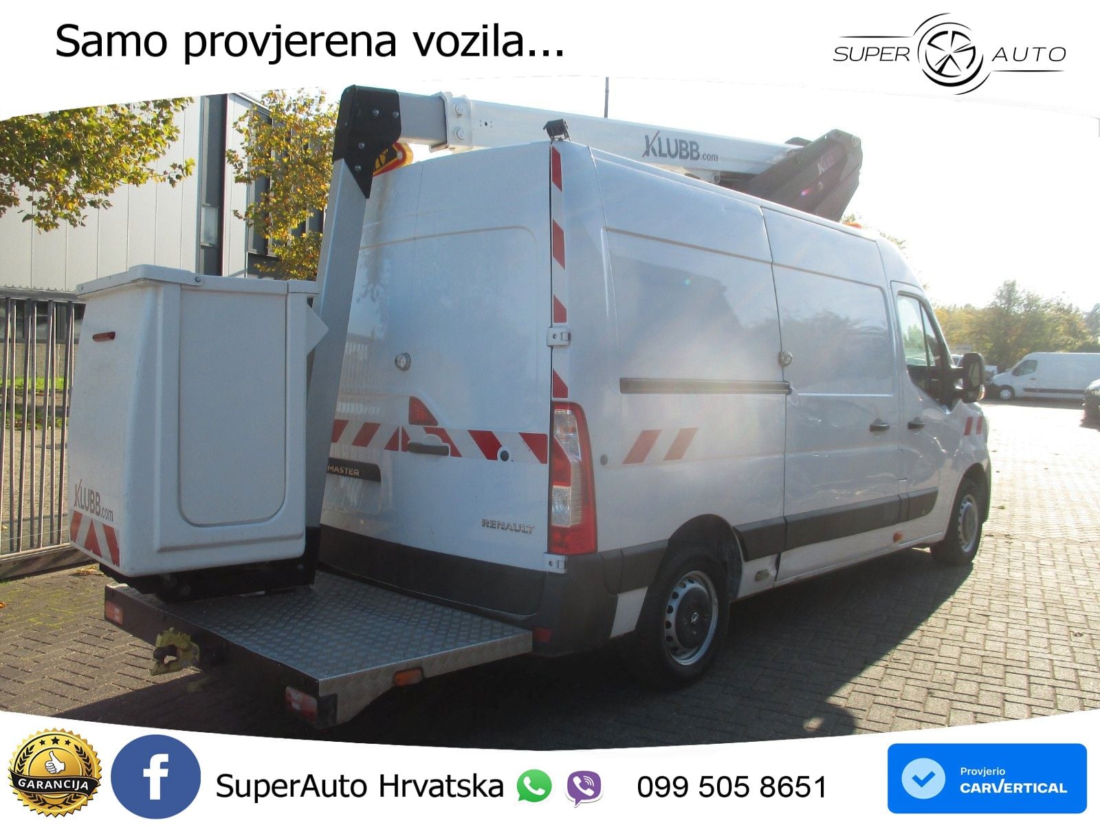Renault Master 2.3DCI Arbeitsbuhne 13M Netto €15950,= 145 KS