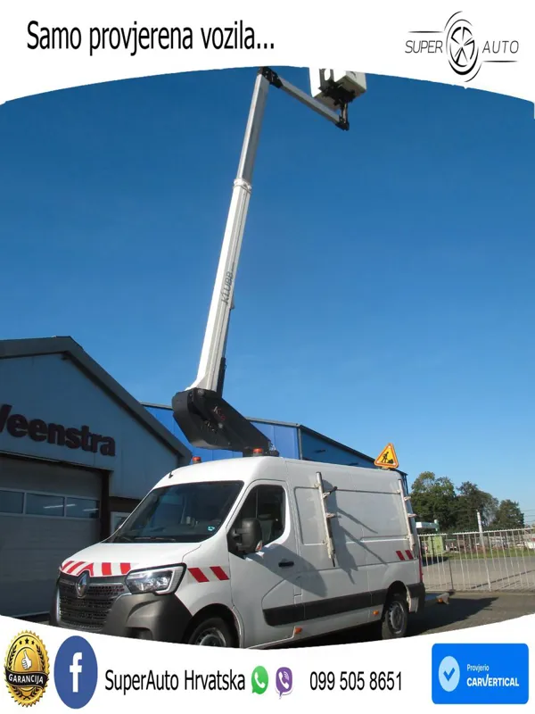 Renault Master 2.3DCI Arbeitsbuhne 13M Netto €15950,= 145 KS