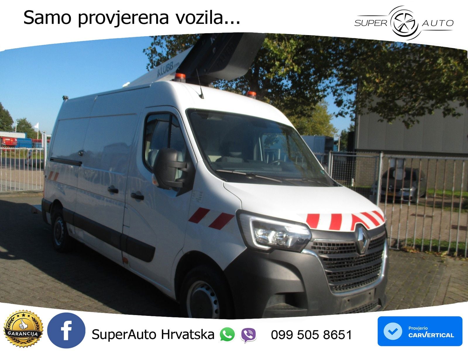 Renault Master 2.3DCI Arbeitsbuhne 13M Netto €15950,= 145 KS