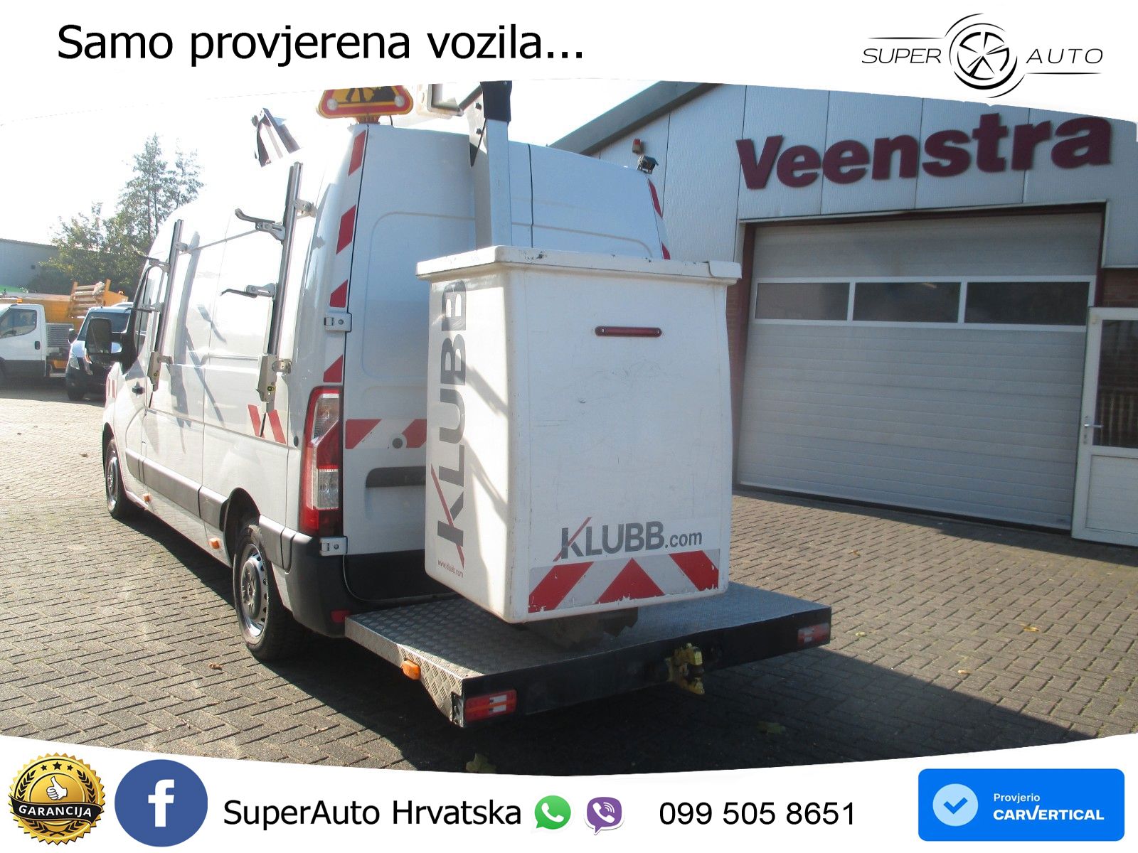 Renault Master 2.3DCI Arbeitsbuhne 13M Netto €15950,= 145 KS