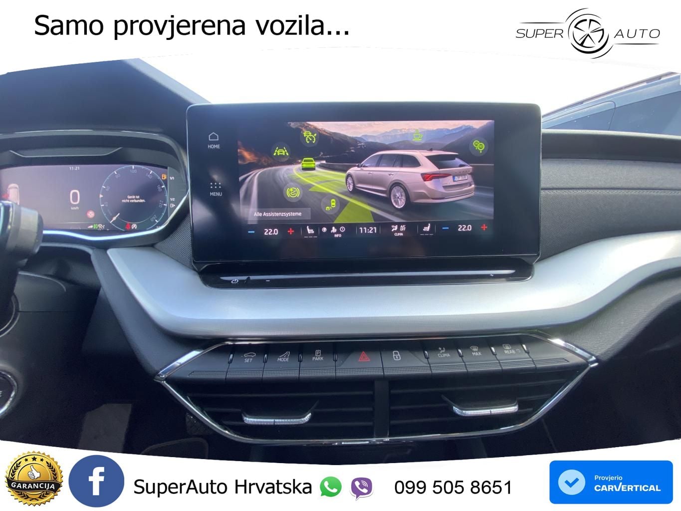 Škoda Octavia Combi 1.5 TSI (150 KS) DSG LED+GR SJED+ACC
