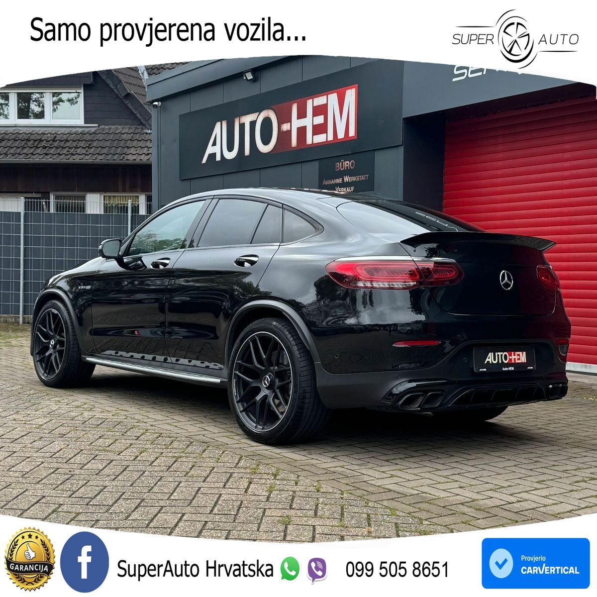 Mercedes GLC Coupe AMG 63 (476 KS) 4MATIC+ MCT LED+GR SJED+ACC