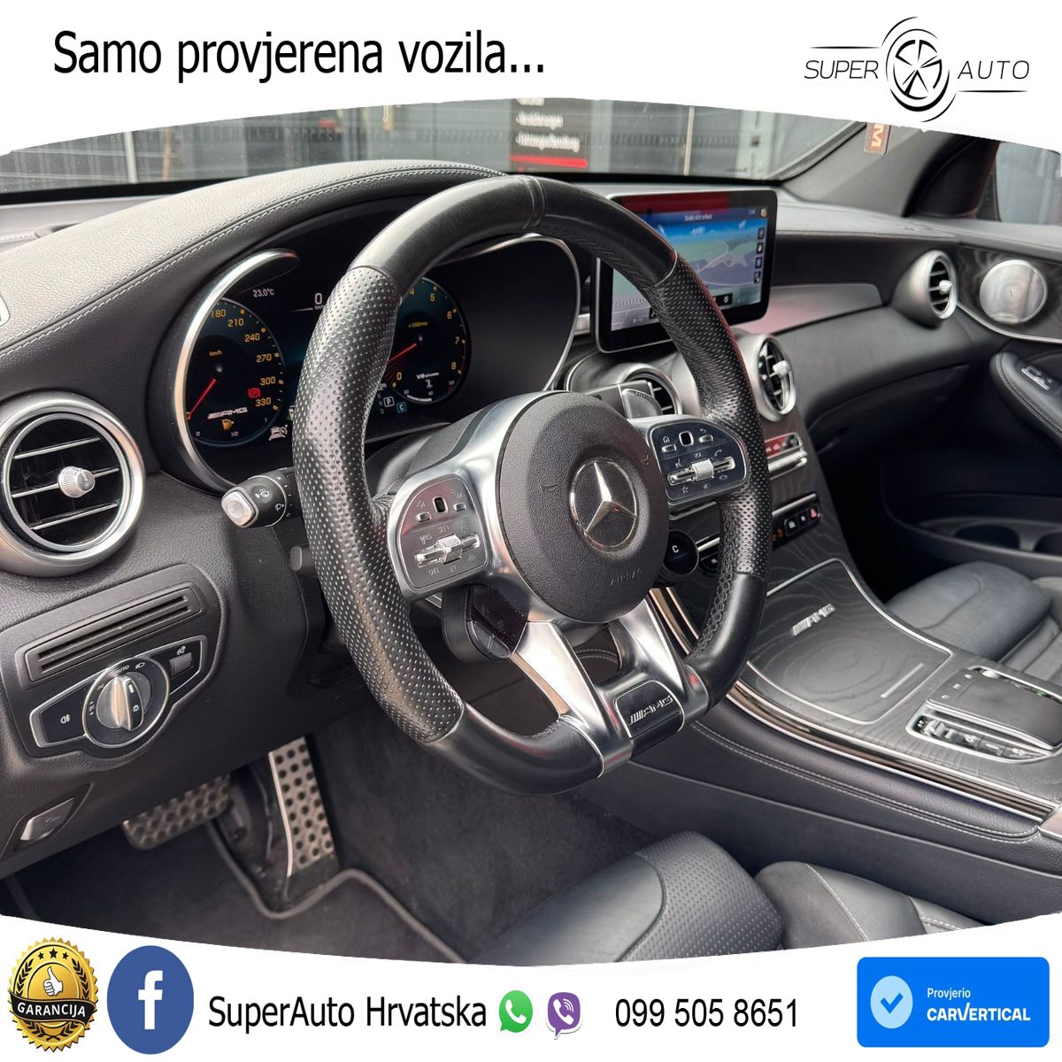 Mercedes GLC Coupe AMG 63 (476 KS) 4MATIC+ MCT LED+GR SJED+ACC