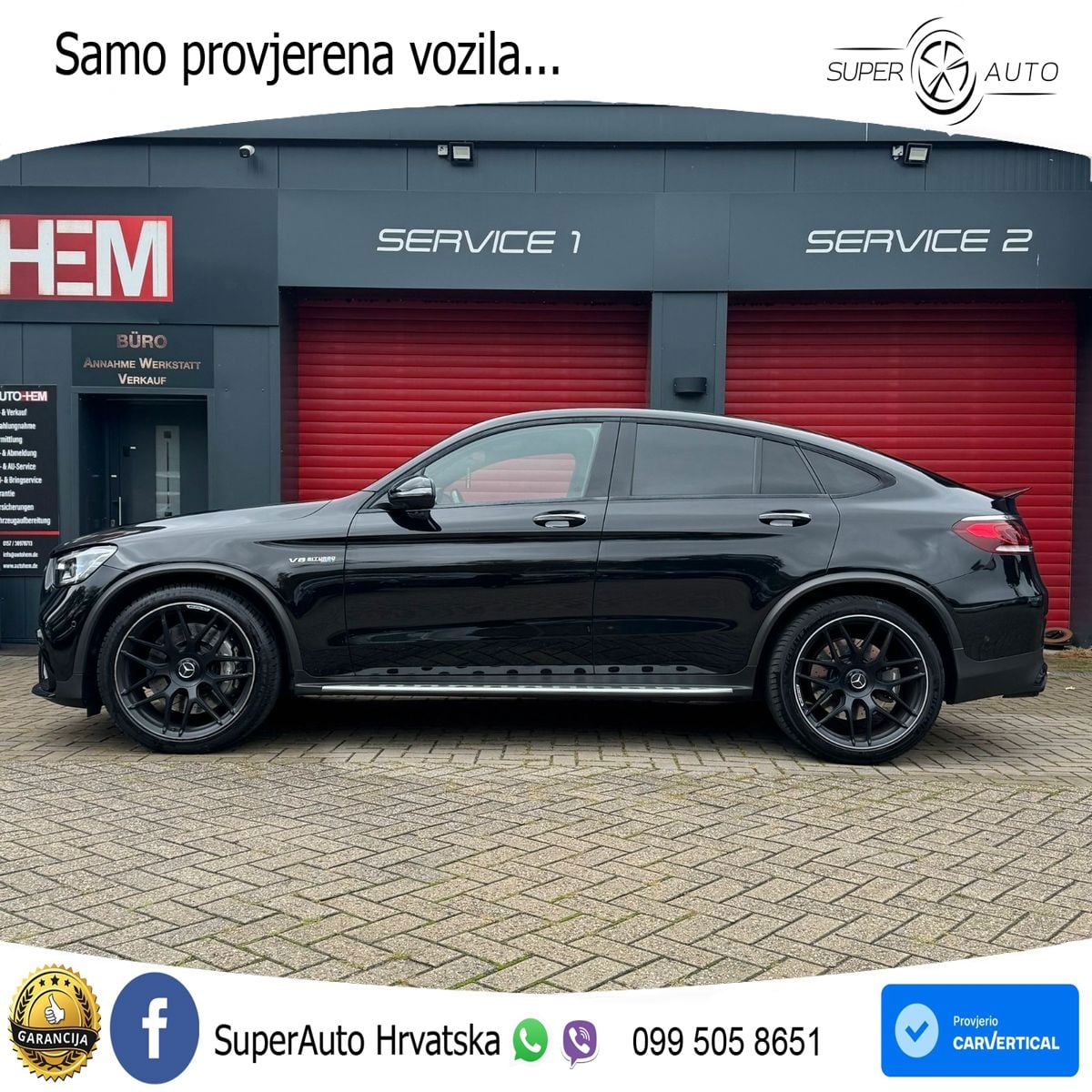 Mercedes GLC Coupe AMG 63 (476 KS) 4MATIC+ MCT LED+GR SJED+ACC