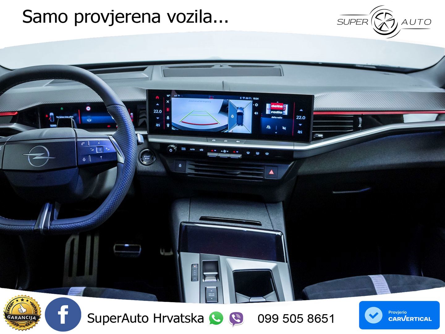 Opel Grandland 1.2 Turbo (145 KS) Hybrid eDCT Ultimate LED+GR SJED+ACC
