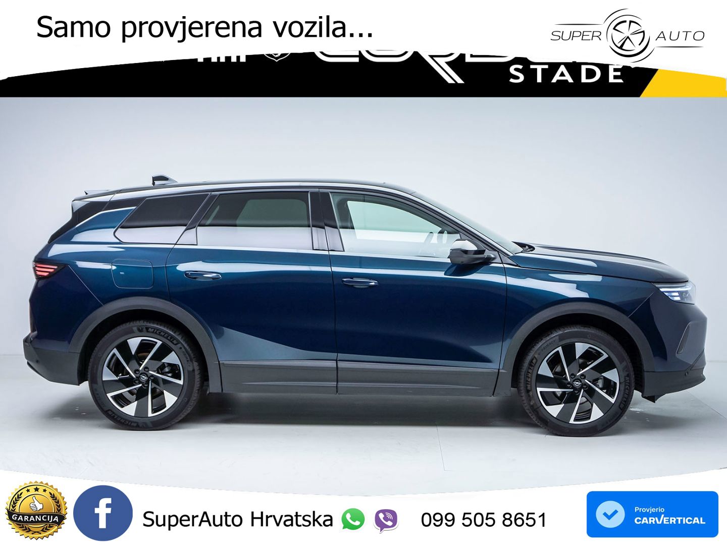 Opel Grandland 1.2 Turbo (145 KS) Hybrid eDCT Ultimate LED+GR SJED+ACC