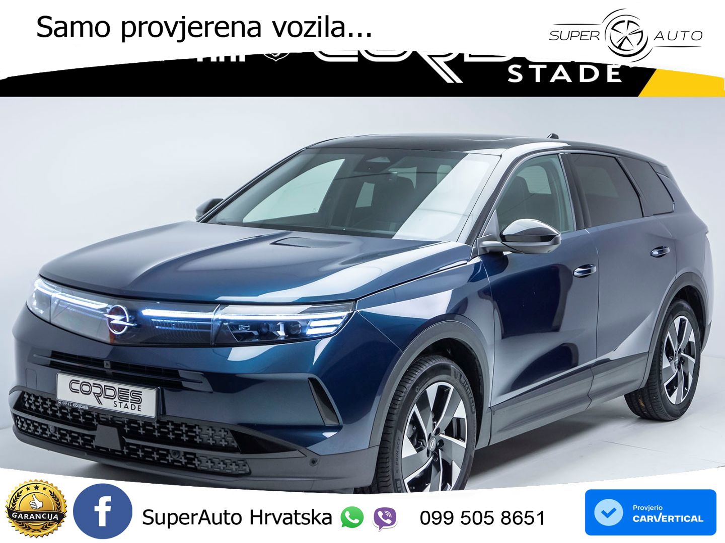 Opel Grandland 1.2 Turbo (145 KS) Hybrid eDCT Ultimate LED+GR SJED+ACC