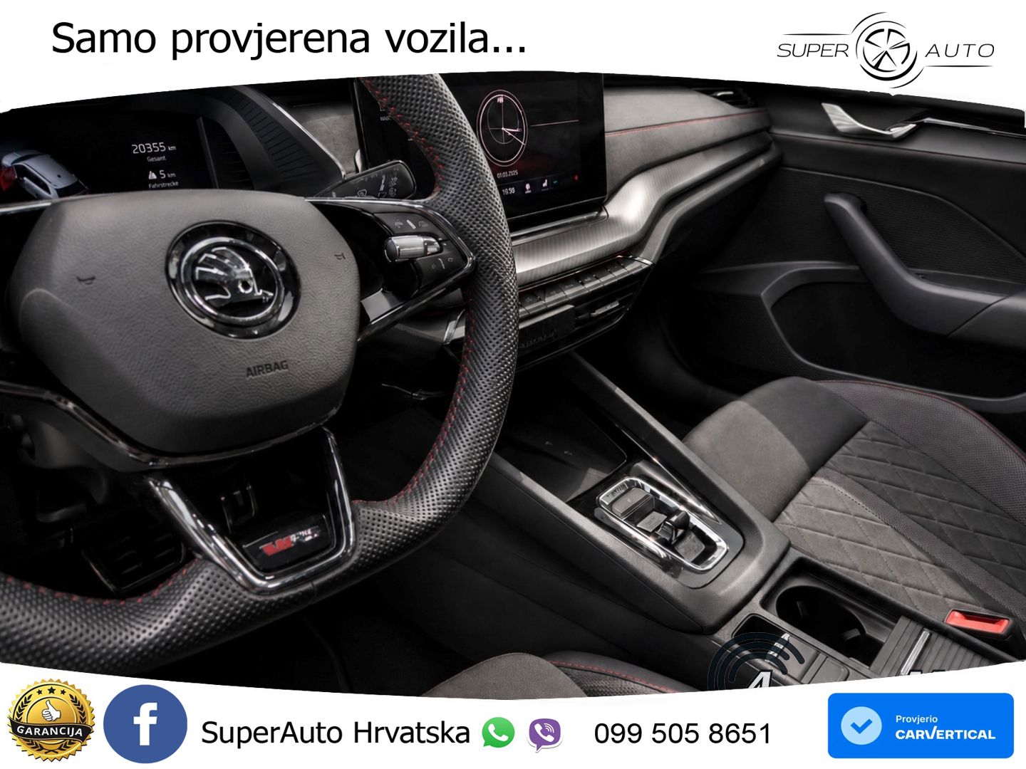 Škoda Octavia Combi RS 2.0 TDI (200 KS) 4x4 DSG LED+GR SJED+ACC