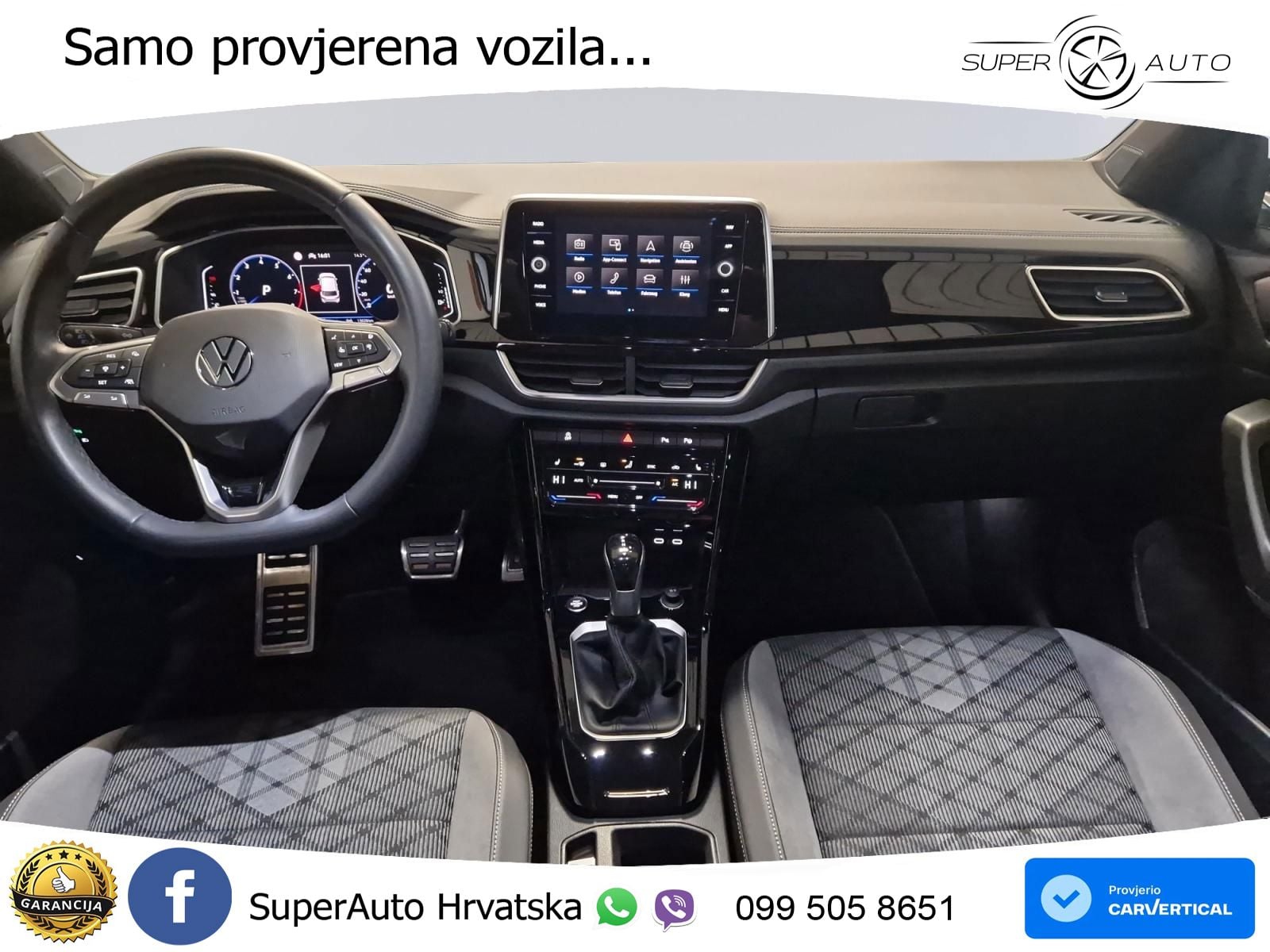 Volkswagen T-Roc 1.5 TSI (150 KS) DSG R-Line LED+GR SJED+ACC