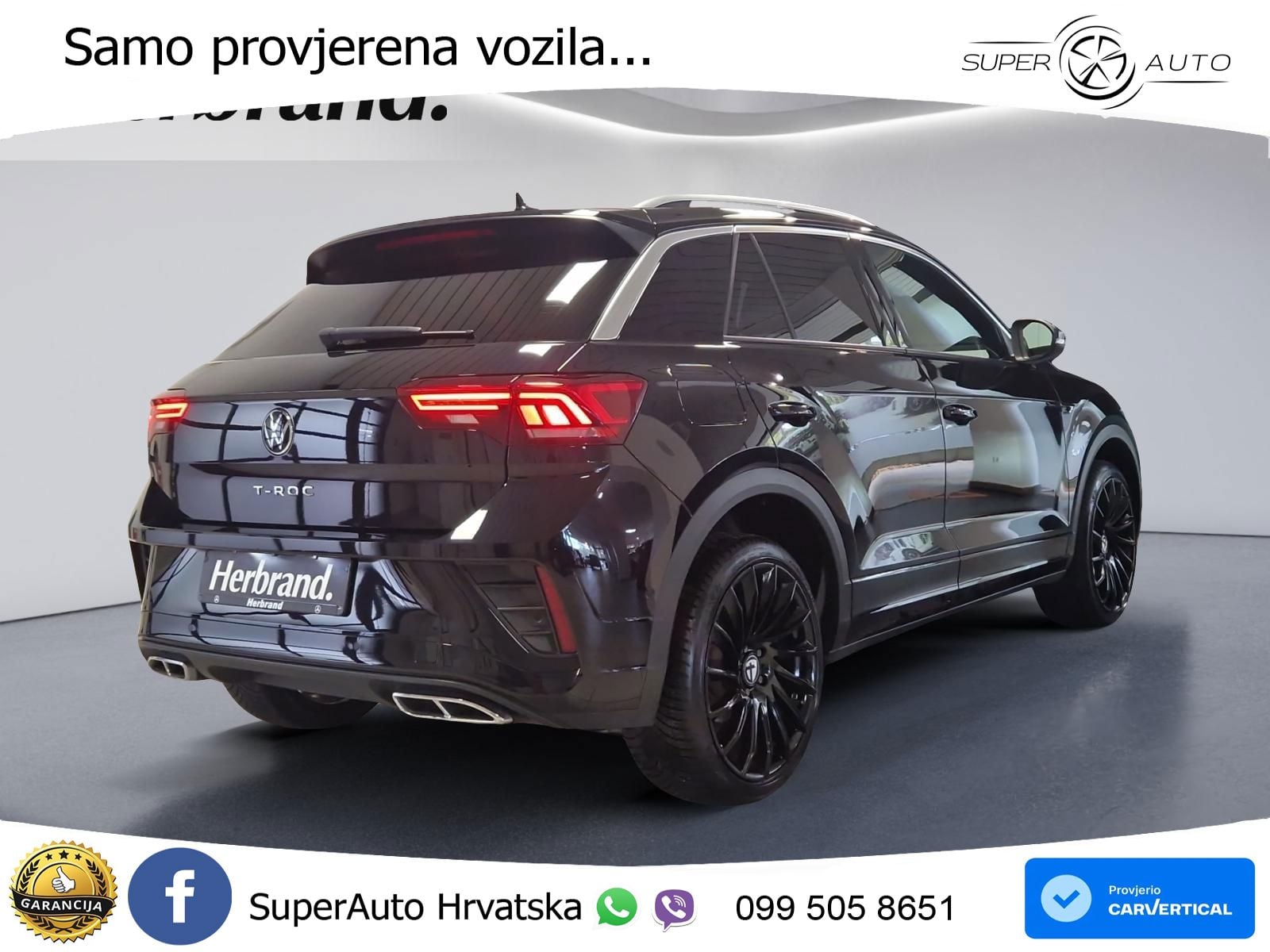 Volkswagen T-Roc 1.5 TSI (150 KS) DSG R-Line LED+GR SJED+ACC