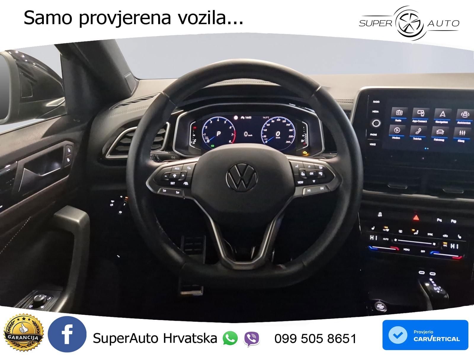 Volkswagen T-Roc 1.5 TSI (150 KS) DSG R-Line LED+GR SJED+ACC