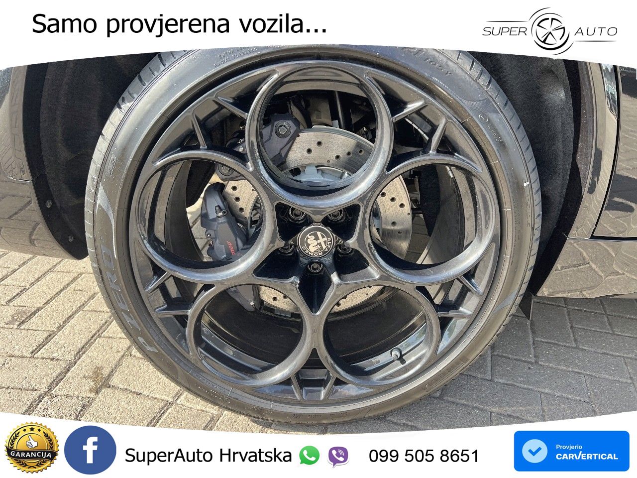 Alfa Romeo Stelvio Quadrifoglio 2.9 V6 Bi-Turbo (520 KS) Q4 Automatic LED+GR SJED+ACC