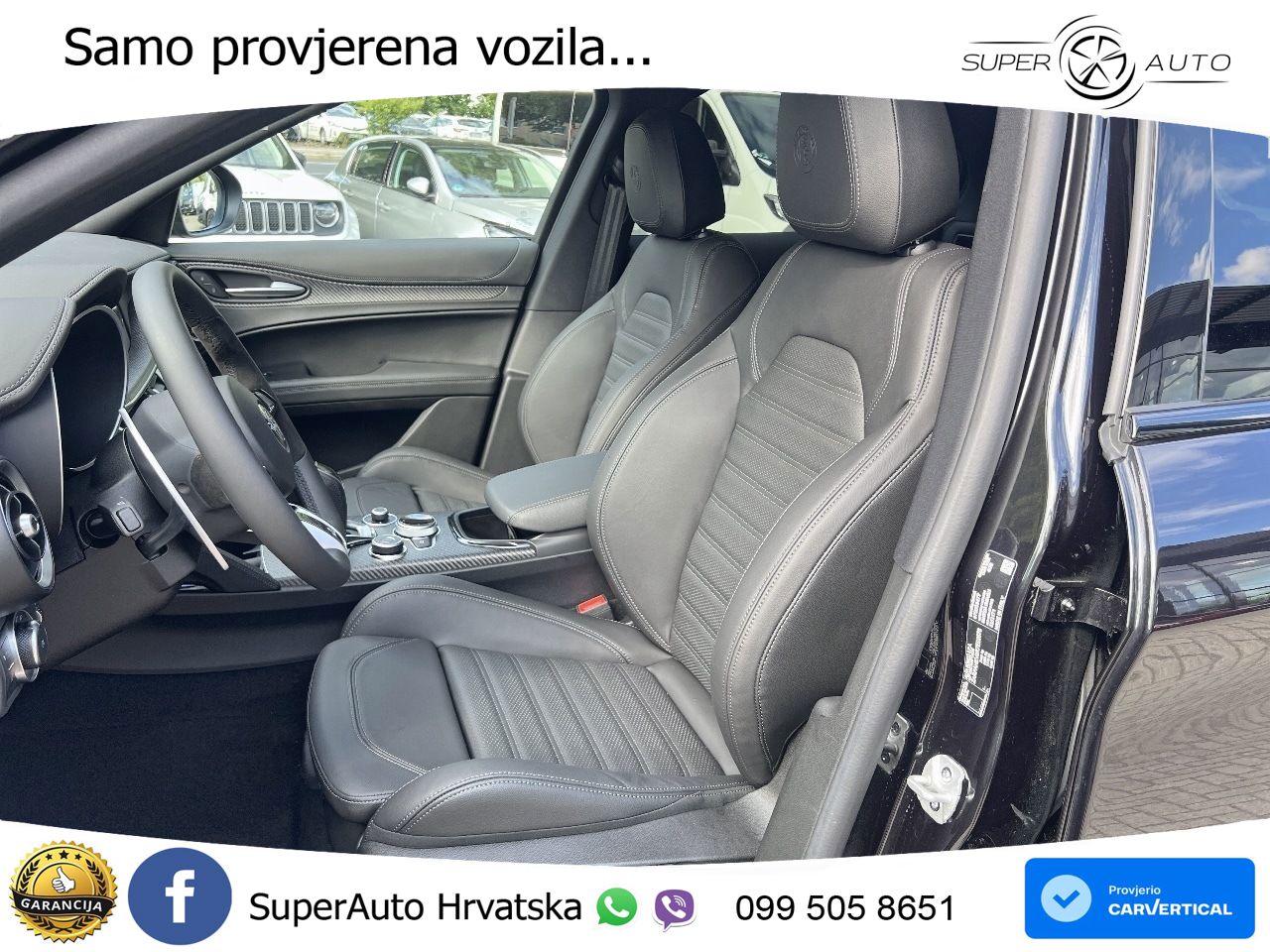 Alfa Romeo Stelvio Quadrifoglio 2.9 V6 Bi-Turbo (520 KS) Q4 Automatic LED+GR SJED+ACC