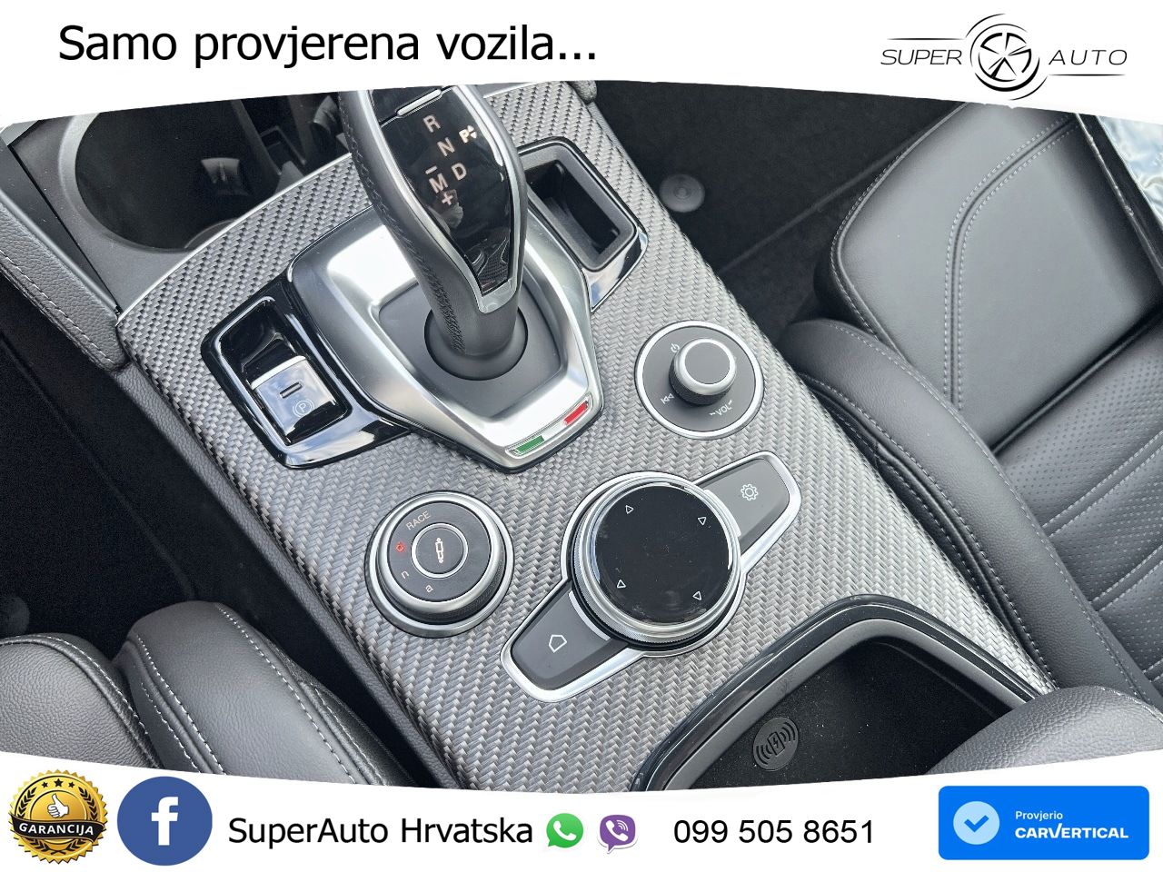 Alfa Romeo Stelvio Quadrifoglio 2.9 V6 Bi-Turbo (520 KS) Q4 Automatic LED+GR SJED+ACC
