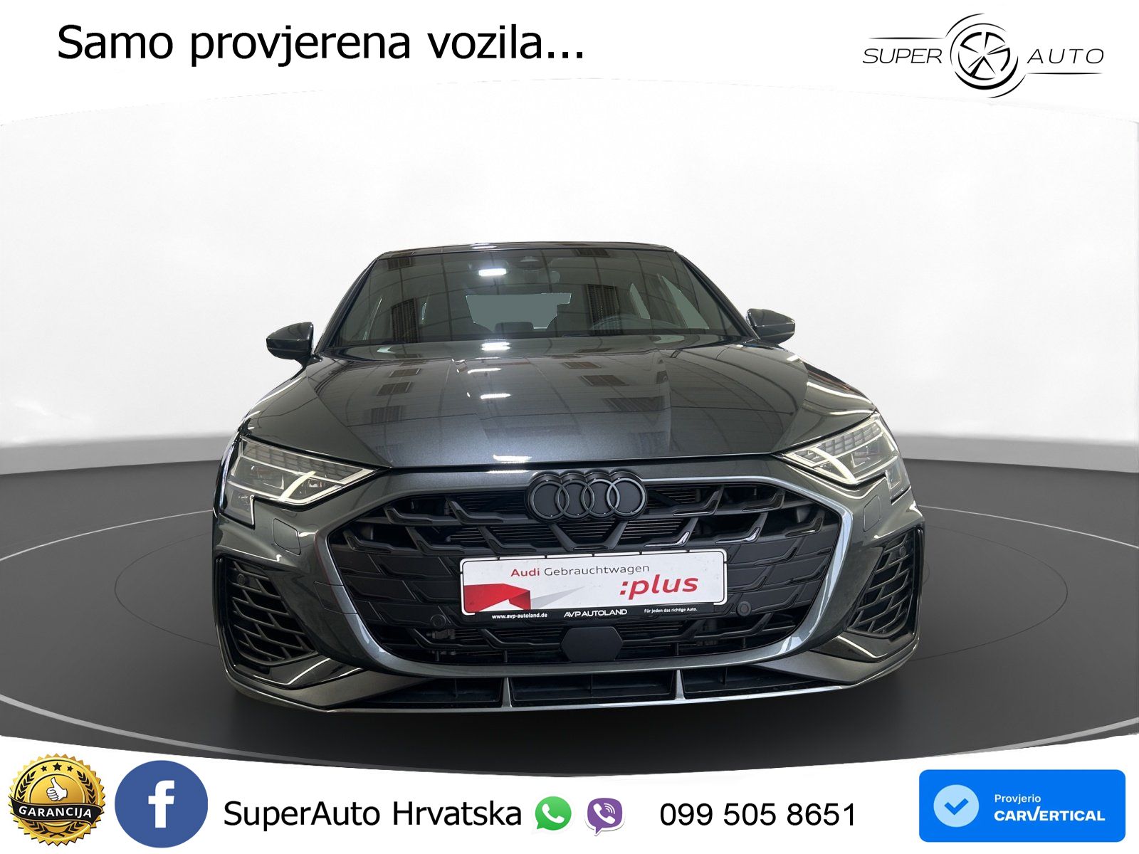 Audi S3 Limuzina 2.0 TFSI (333 KS) quattro S tronic LED+GR SJED+ACC