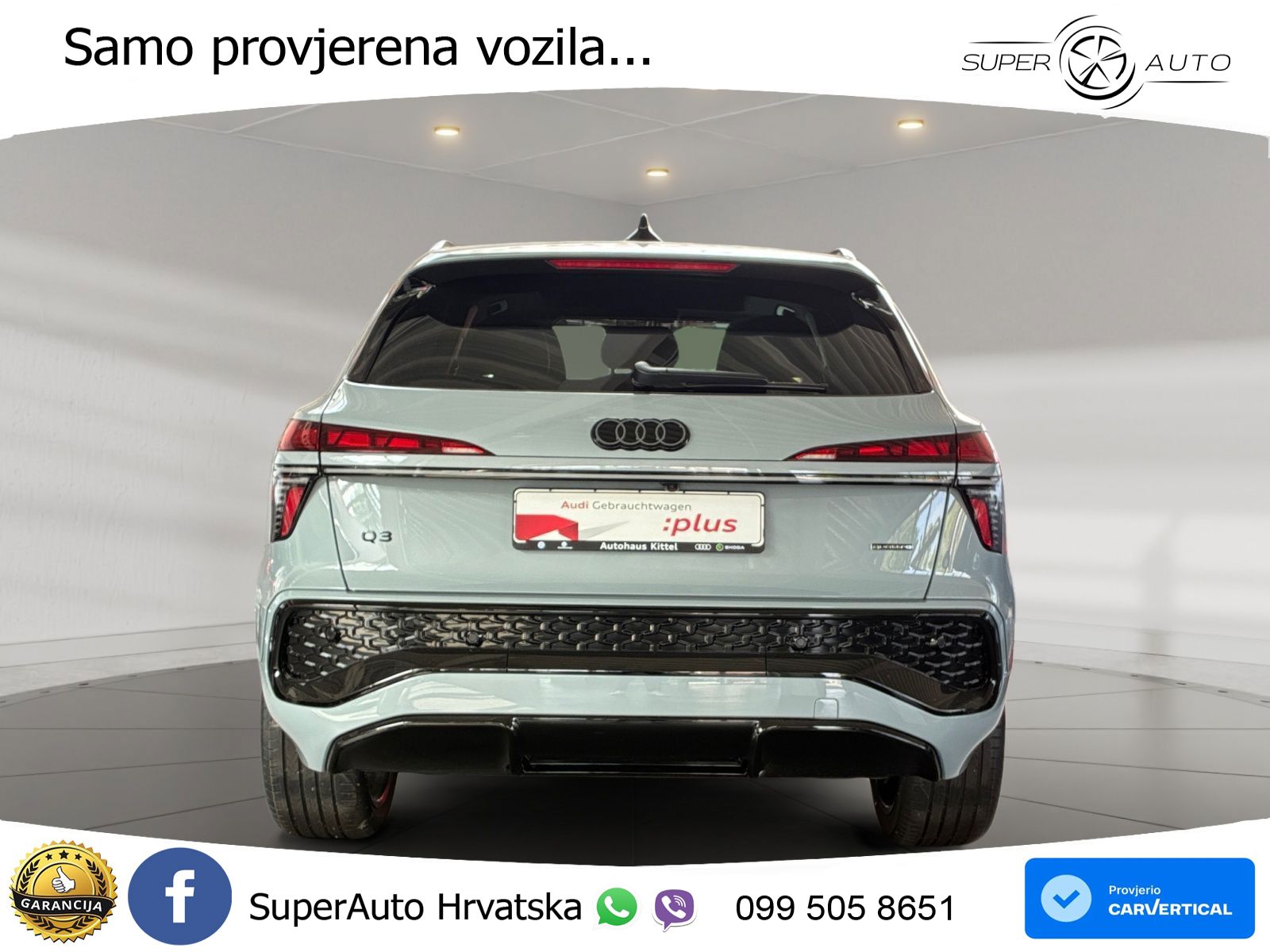 Audi Q3 2.0 TFSI (265 KS) quattro S tronic LED+GR SJED+ACC