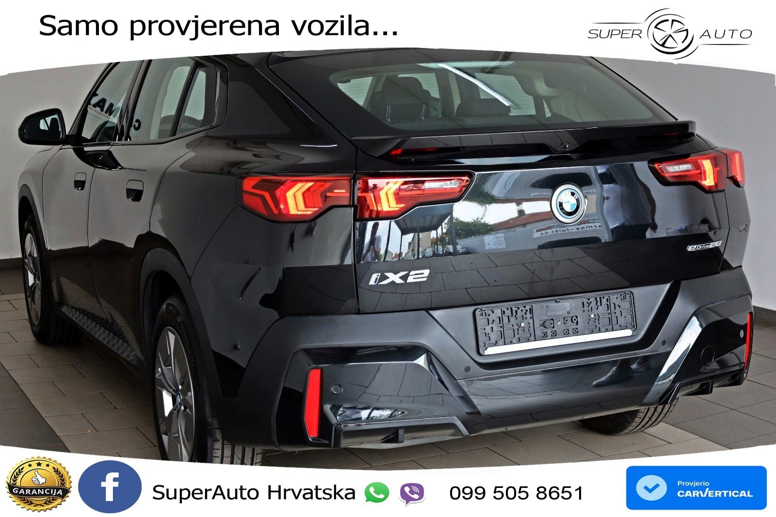 BMW iX2 66.5 kWh (204 KS) eDrive20