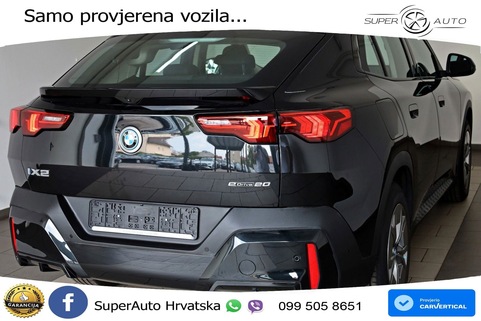 BMW iX2 66.5 kWh (204 KS) eDrive20