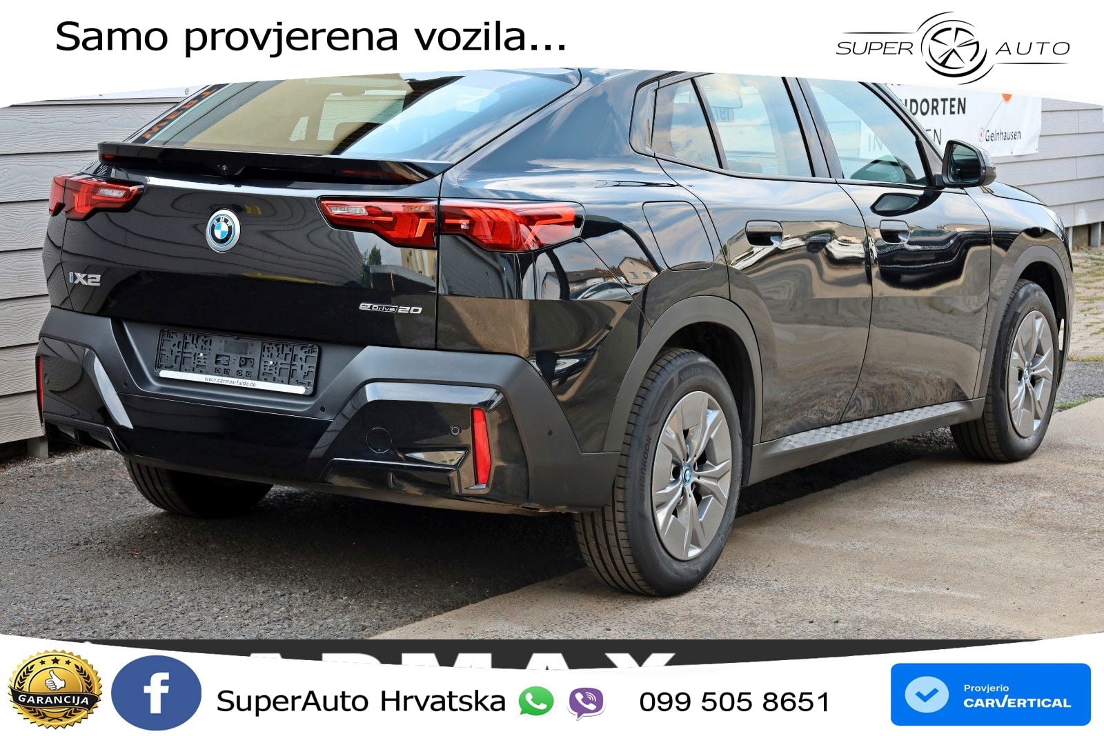 BMW iX2 66.5 kWh (204 KS) eDrive20