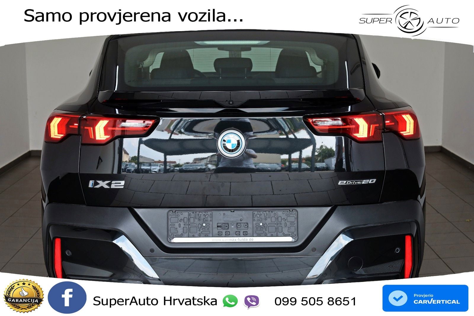 BMW iX2 66.5 kWh (204 KS) eDrive20