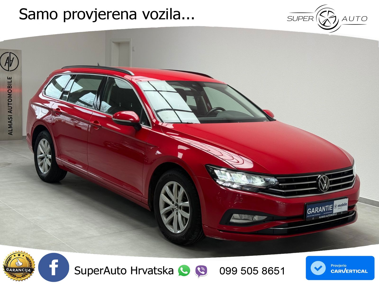 Volkswagen Passat Variant 2.0 TDI (122 KS) DSG LED+GR SJED+ACC
