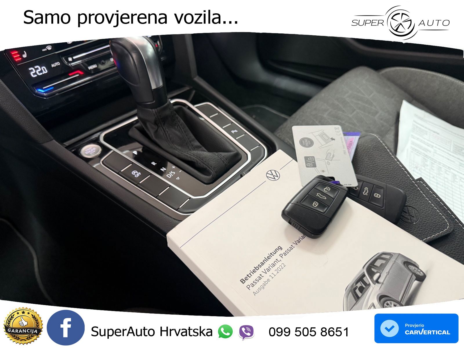 Volkswagen Passat Variant 2.0 TDI (122 KS) DSG LED+GR SJED+ACC
