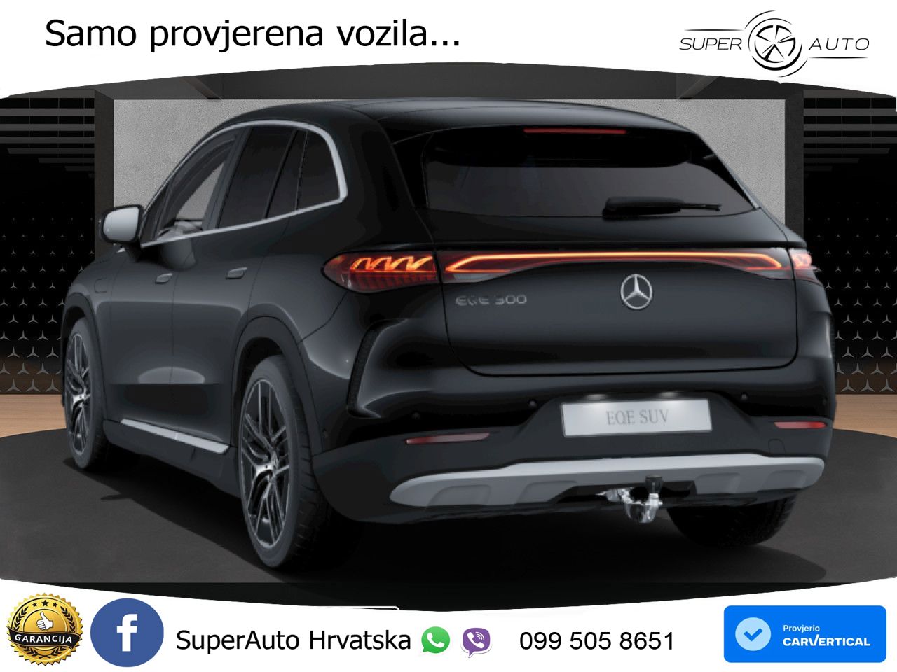 Mercedes EQE SUV 300 100 kWh (265 KS) LED+GR SJED+ACC