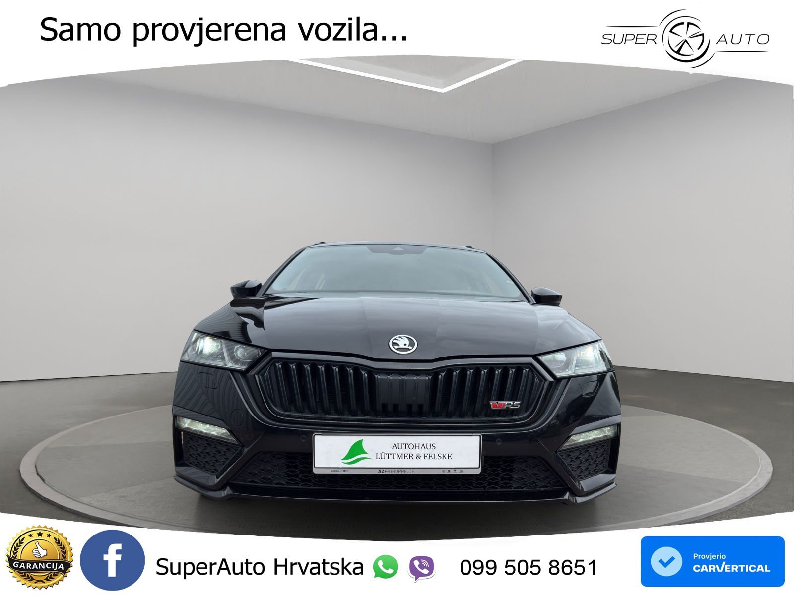 Škoda Octavia Combi RS 2.0 TDI (200 KS) 4x4 DSG LED+GR SJED+ACC