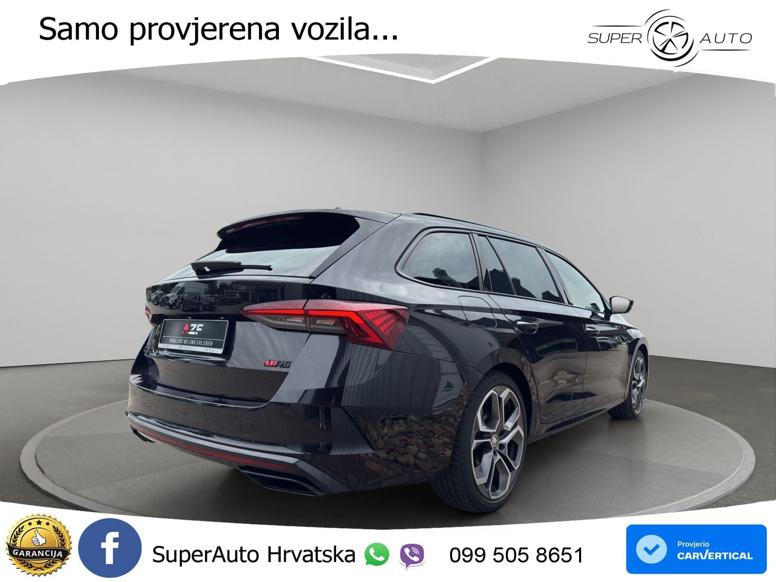 Škoda Octavia Combi RS 2.0 TDI (200 KS) 4x4 DSG LED+GR SJED+ACC
