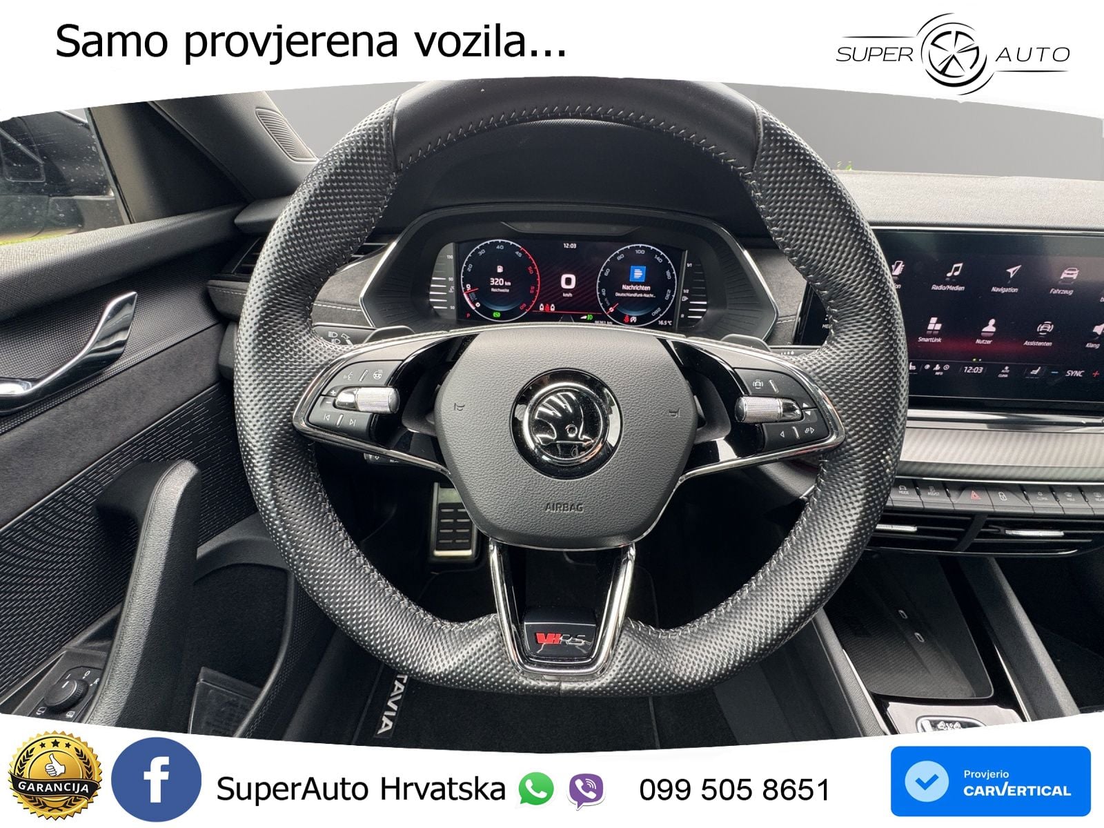 Škoda Octavia Combi RS 2.0 TDI (200 KS) 4x4 DSG LED+GR SJED+ACC