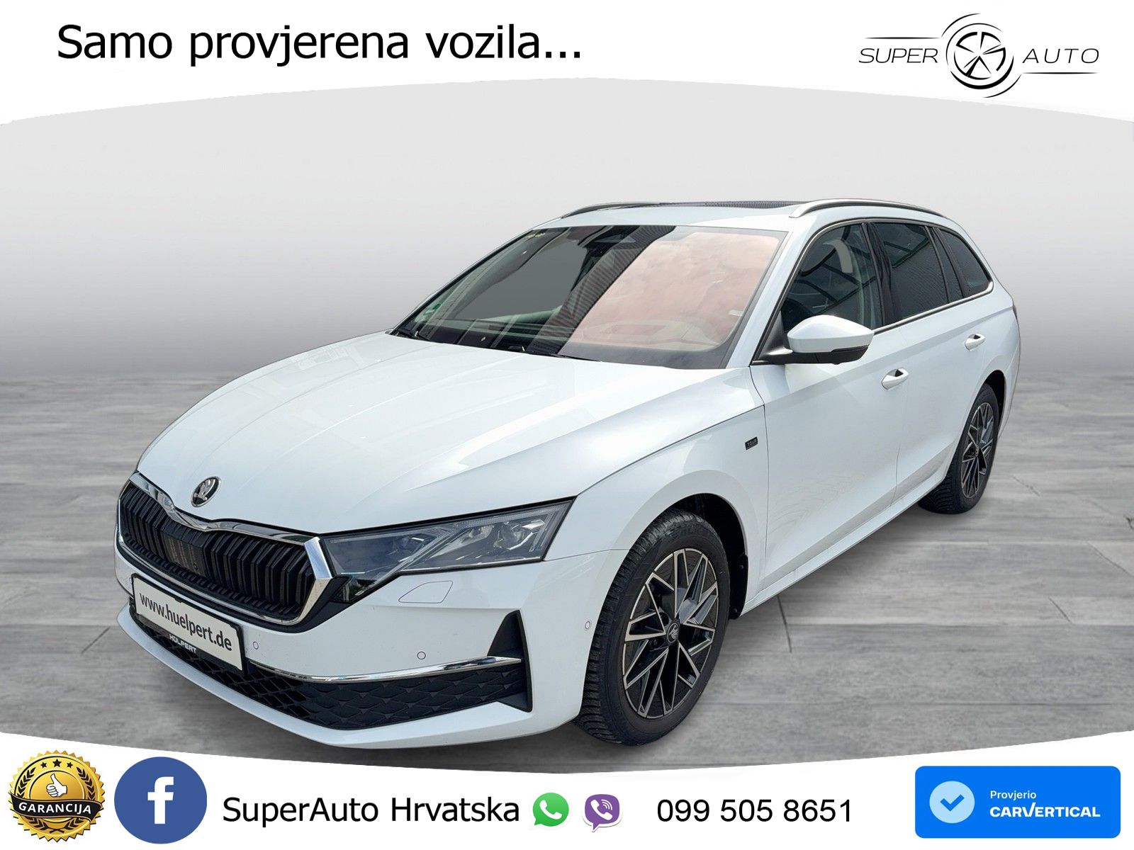 Škoda Octavia Combi 2.0 TDI (150 KS) DSG LED+GR SJED+ACC