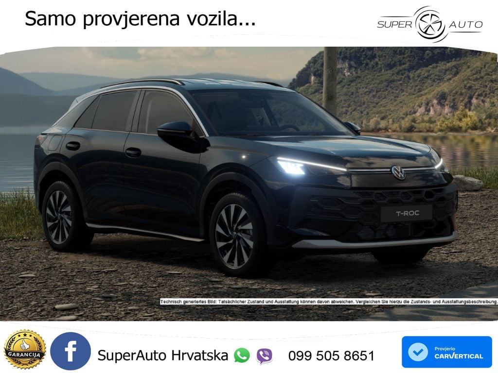 Volkswagen T-Roc 1.5 eTSI (116 KS)  DSG LED+GR SJED+ACC