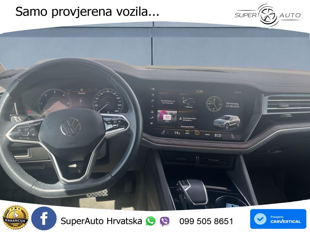 Volkswagen Touareg 3.0 V6 TDI (231 KS) 4MOTION Tiptronic ZRAČNI+ACC+4xGR SJED+KAM