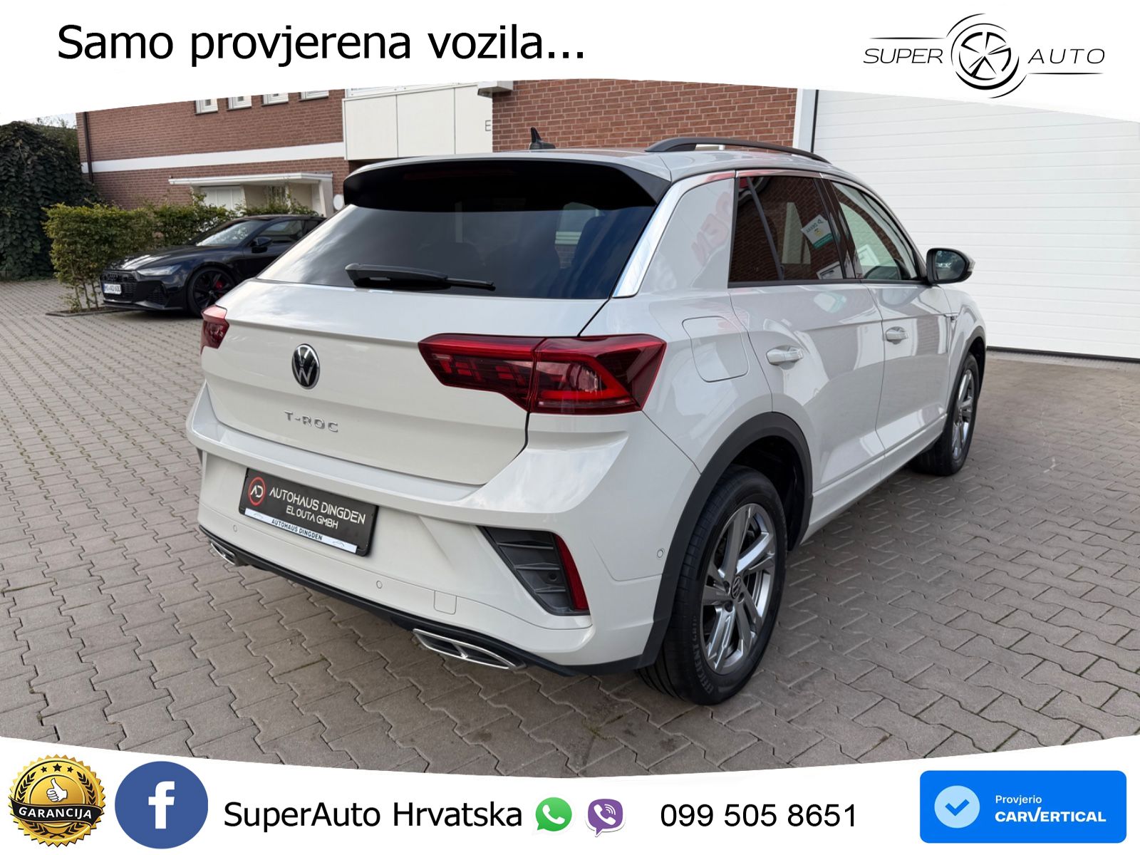 Volkswagen T-Roc 2.0 TDI (150 KS) DSG R-Line LED+GR SJED+ACC
