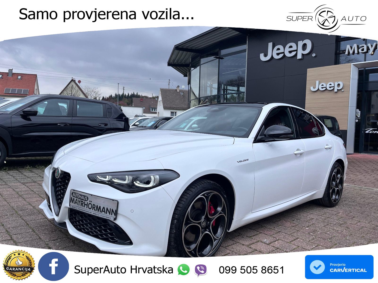 Alfa Romeo Giulia 2.0 Turbo (280 KS) Q4 Automatic LED+GR SJED+ACC